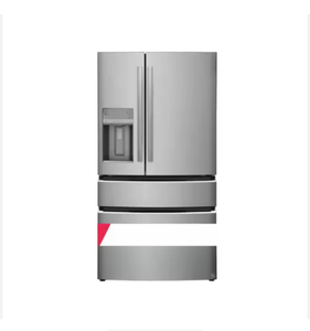Quality New 22.5 cu. ft 4-Door French Door Refrigerator with <b>Ice</b> <b>Maker</b> – Fingerprint-Resistant Stainless Steel 3-Year Warranty - Product Image 4