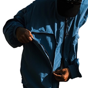 Streetwear Blue Windbreaker <b>Jackets</b> for Men <b>Light</b> Weight Hooded Spring Fashion Nylon Hoodies Sport <b>Jacket</b> <b>Waterproof</b> 2025 - Product Image 5