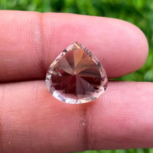 Directo fabricante de la India, aguamarina Natural, corte de pera, corazón pulido, sintético, 9 quilates, fabricación de joyas sueltas, piedra calibrada - Product Image 4