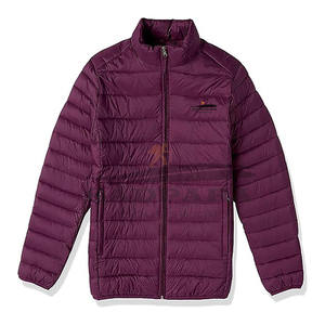 Chaqueta acolchada con logotipo personalizado para hombre, chaqueta de invierno, abrigo de bombardero con burbujas, ropa de abrigo acolchada, diseño de moda con cremallera elegante - Product Image 6