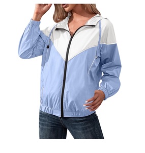Nueva llegada mujeres al aire libre cortavientos a prueba de viento al aire libre Casual viaje logotipo personalizado chaqueta cortavientos de alta calidad - Product Image 1