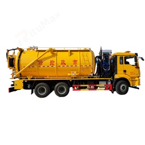 Camion-citerne à vide Shacman 6x4 pour l'élimination des déchets industriels, véhicule de collecte des ordures municipales à haute efficacité - Product Image 3
