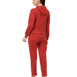 Custom 100% Cotton <b>Fleece</b> Jogging Track Sweat Suit Sweatpants Hoodie Set With Logo <b>Women</b> <b>Jogger</b> Sweat suit Tracksuit Plus size - Product Image 2