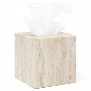 Caja de pañuelos de mármol de calidad creativa, caja de pañuelos de mesa de forma cuadrada de diseño único para Decoración de mesa de restaurante, caja de pañuelos - Product Image 3