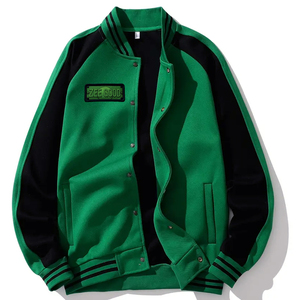 2025 nouvelle mode à la mode hiver veste pas cher en cuir Lettermen avec col à capuche Top vente Design pour hommes - Product Image 3