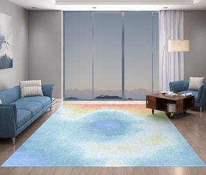 Alfombra Persa Moderna Abstracta Anudada a Mano de Lana/Seda, 8x10 pies, con Relieve y Bordado, Lavable, Antideslizante, Resistente a las Manchas, para Mascotas - Product Image 2