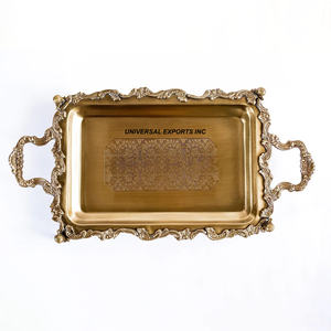 Bandeja de chocolate de acero inoxidable Forma rectangular Bandeja de chocolate hecha a mano Bandeja de chocolate de lujo de alta calidad - Product Image 3