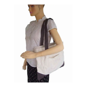 ผ้าใบคอตตอนคุณภาพสูงพร้อมซิปปิดปรับสีและโลโก้ได้ - Product Image 4