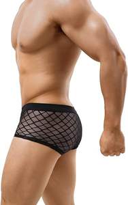 Tanga Sexy Erótico de Encaje para Hombre, Ropa Interior de Malla Transparente, Lencería Gay Genial - Product Image 5