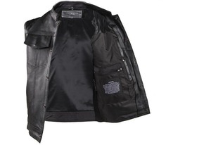 Chaqueta de Motociclista de Cuero para Hombre, Impermeable, Cortavientos, Talla Grande, Transpirable, Ropa Deportiva de Invierno para Exteriores - Product Image 5