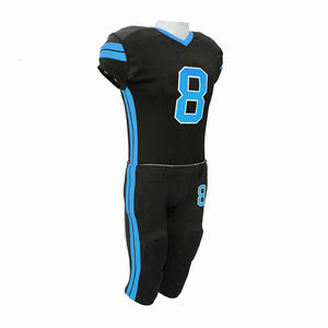 Ensembles d'uniformes de football américain à logo personnalisé respirant de grande taille séchage rapide antibactérien vêtements de sport bas quantité minimale de commande confortable imprimé - Product Image 2