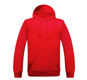 Sweat à capuche unisexe rouge en polaire imprimé, épais, anti-rétrécissement, OEM, 6XL, coupe ample, délavé, écologique, respirant - Product Image 6