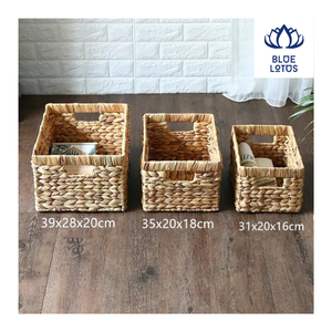 MEJOR VENDEDOR: CESTAS DE BANDEJA DE JACINTO DE AGUA DE FUENTE SOSTENIBLE-¡PERSONALIZA TU ESTILO! -GRANJA LOTO AZUL - Product Image 4