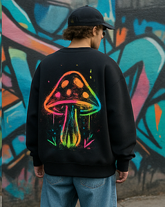 OEM/ODM Oversized <b>Sweatshirts</b> Custom Printed Plain Acid Washed <b>Vintage</b> Worn-Out &Embroidered Pullovers Unisex Low MOQ Wholesale - Product Image 5