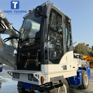 Mezcladora de Cemento Industrial JBC-26W con Funciones de Autocarga y Descarga Automática, Enfocada en el Componente Central del Motor - Product Image 4