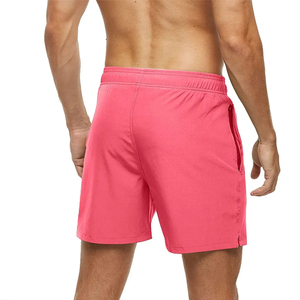 Short de sport de haute qualité en coton noir avec logo personnalisé pour hommes, tissu pour entraînement, entraînement sportif, plage - Product Image 2