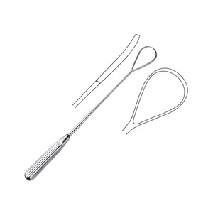 Pince à placenta et à ovules Cuzzi à prix abordable Instruments de chirurgie pour obstétrique et gynécologie Fig #3-21 mm /30 cm - 11 3/4" - Product Image 5