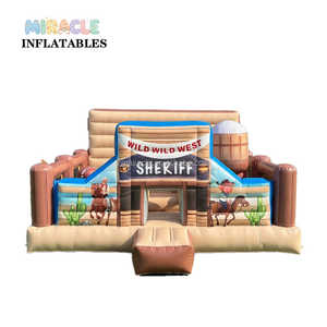 Combo castillo hinchable comercial con doble tobogan y piscina, bouncy castle jumper para <span class=keywords><strong>alquiler</strong></span> de fiestas infantiles - Product Image 1