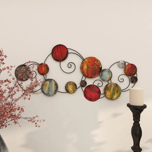 Escultura de Arte de pared de Metal moderna única para el hogar, sala de estar, dormitorio, acento decorativo de hierro hecho a mano - Product Image 2