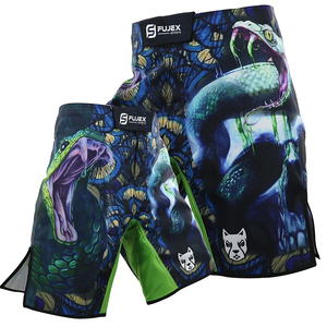 Shorts d'été en coton pour hommes, haute élasticité, respirants, séchage rapide, vêtements de sport personnalisés pour adultes, MMA, boxe, Muay Thai, arts martiaux - Product Image 5