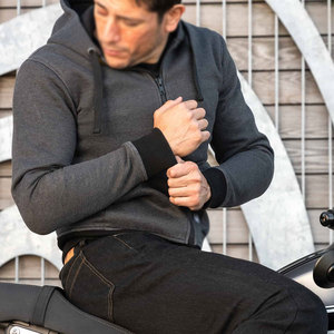 Sweats à capuche unisexes surdimensionnés, mode streetwear, coton respirant mélangé à du molleton, vêtements décontractés chauds pour l'hiver, fournisseur OEM ODM - Product Image 5