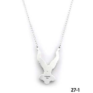 Collier en argent sterling et turquoise multicolore de style sud-ouest, design classique géométrique et bohème, perles en alliage, chaînes, cadeau - Product Image 4