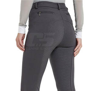 Pantalones Jodhpur de tela elástica ligera y duradera para mujer, precio directo de fábrica, Etiqueta Privada, conjunto ecuestre de caballos, accesorios - Product Image 5