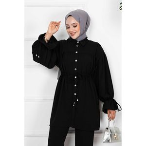 ชุด2ชิ้นฮิญาบเจ้าหญิงแอโรบินสีดำ - Product Image 5