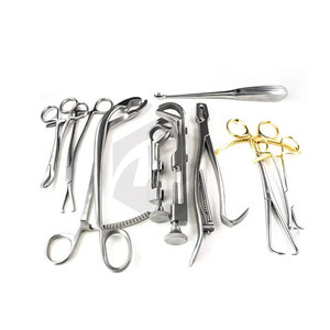 Kit de instrumentos de cirugía ortopédica Manual Premium, fórceps de sujeción de hueso completo, juego de curetas, estándar de seguridad MOL de acero inoxidable - Product Image 2