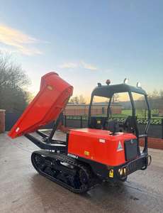 Livraison gratuite, certifié CE EPA, mini-dumper sur chenilles Kubota KC250HR-4, mini-transporteur sur chenilles, mini-dumper hydraulique à basculement - Product Image 6