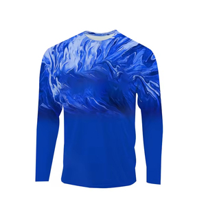 Wholesale Custom OEM Comfortable Light Weight Customizable Fishing <b>Jacket</b> T-shirt <b>Jersey</b> Long Sleeve for Men - Product Image 1