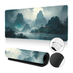 XXL chuyên nghiệp lớn chuột Pad máy tính trò chơi Chuột <span class=keywords><strong>Mat</strong></span> (35.4x15.7x0.1in, 90x40cm) - Product Image 2