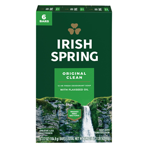 <b>Irish</b> <b>Spring</b> Original Clean Bar <b>Soap</b> for Men, 20 ct. - Product Image 3