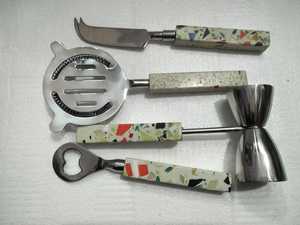 Ensemble d'outils de bar plaqué argent de qualité supérieure pour événements et fêtes ensemble d'outils de bar fabriqué en Inde - Product Image 6