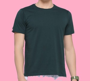 Venta al por mayor de Camisetas Personalizadas de poliéster con cuello redondo Camisetas lisas Camisetas unisex Fabricantes de camisetas de media manga con cuello redondo para hombres - Product Image 4
