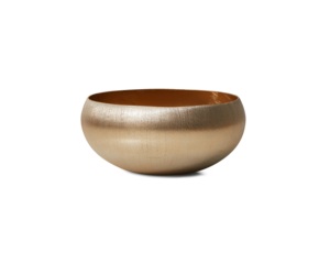 Moderno Tazón de Servir de Metal Hecho a Mano, Tazón Decorativo de Lujo para Restaurantes, Hoteles y Buffets, Plato de Servir Seguro - Product Image 1