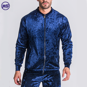 Chándal de terciopelo para hombre, chándal profesional ligero de alta calidad con estampado de logotipo personalizado, venta al por mayor - Product Image 4