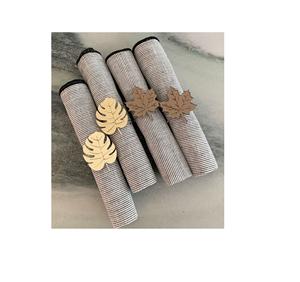 Anillo de latón con forma de hoja para mesa de cocina, nuevo diseño, precio al por mayor - Product Image 6