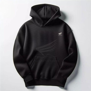 Prix de gros, survêtement d'hiver pour homme de haute qualité, logo personnalisé, style pull, 100% coton, respirant, décontracté, uni - Product Image 2