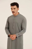 Tenue ethnique traditionnelle pakistanaise Salwar Kameez pour hommes, tissu en coton de qualité supérieure, design moderne, respirant, pour adultes