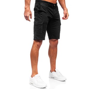 Pantalones Cortos Cargo de Lona para Hombre, Corte Holgado, Transpirables, Ecológicos, Impermeables y Resistentes al Viento, con Cierre de Cordón - Product Image 2