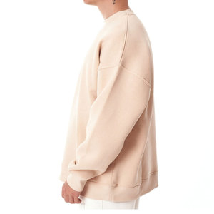 Jersey de ropa informal para hombre de alta calidad, sudaderas ligeras de mezcla de algodón, sudadera de gran tamaño con estampado de logotipo personalizado para hombre - Product Image 3