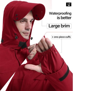 Chándales de lluvia con logotipo personalizado de talla grande para uso en exteriores para hombre, chándal de lluvia de material duradero de último estilo para hombre en servicio OEM - Product Image 4