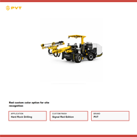 Foreuse compacte hydraulique pour le développement souterrain, Jumbo minier, couverture de 24 m² pour les travaux de préparation de drifts