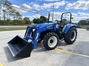 รถแทรกเตอร์มือสอง WorkMaster 75  45 แรงม้า เครื่องยนต์ Kubota สีฟ้า พร้อมที่ตักด้านหน้า ขาย - Product Image 2