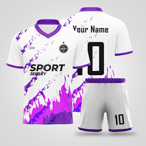Wholesale Unisex Breathable Soccer Wear Custom Logo <b>Football</b> <b>Sets</b> for Adults Sublimated Sports Shirt with OEM Service - Product Image 5