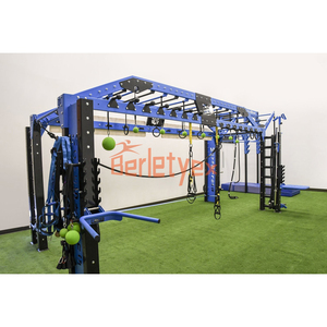 Berletyex maison de rebond commerciale <span class=keywords><strong>ninja</strong></span> guerrier équipement de parcours d'obstacles flottant pour adultes intérieur - Product Image 1