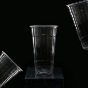 Gobelets en plastique jetables à paroi unique de 360ml/12oz à 700ml/24oz pour boire des smoothies au lait de thé à bulles de jus - Product Image 3