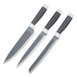 มีดทำครัวสีดำมีดเชฟทำจากสเตนเลสมีดที่จับได้บริการ OEM & ODM - Product Image 3