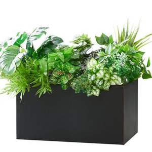 Caja de maceta de acero galvanizado para decoración de jardín de Metal pequeño de calidad Superior para flores y decoración al aire libre - Product Image 2